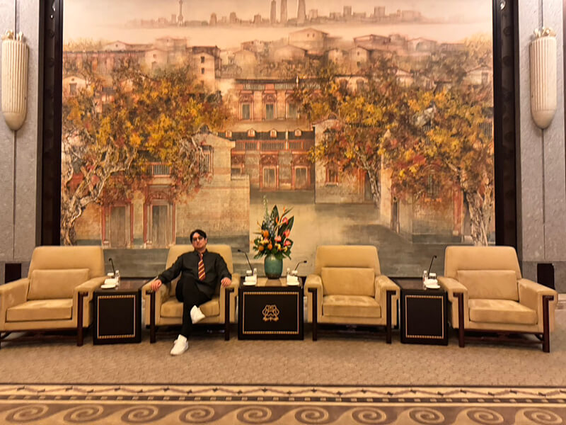 中国政府にご招待して頂き、上海迎賓会に行ってきました