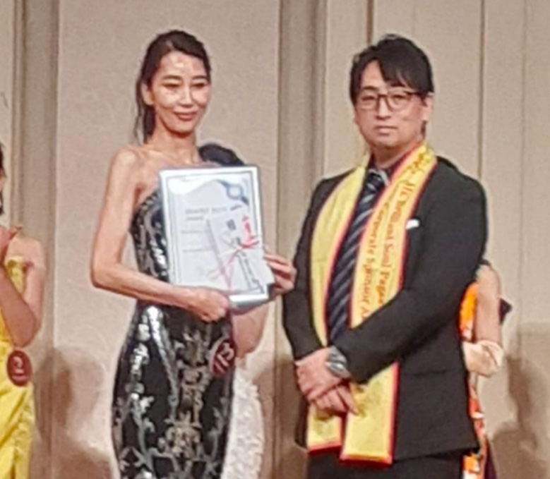 世界的なミスコンにて特別審査員を務めさせて頂きました。